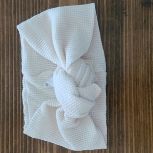 Spearmintlove organic waffle turban headband